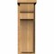 Ekena Millwork Yorktown Smooth Corbel w/Backplate, Western Red Cedar, 7 1/2"W x 10"D x 22"H COR08X10X22YOR01SWR - alternate 3
